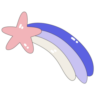 Shooting Star 00s Sticker