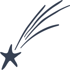 Shooting Star Out Of The Sky Sticker