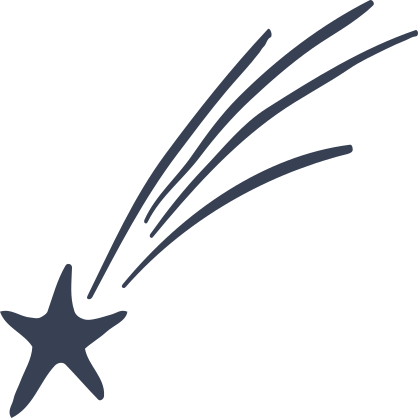 Shooting Star Out Of The Sky Sticker