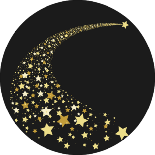 Shooting Star Path Sticker