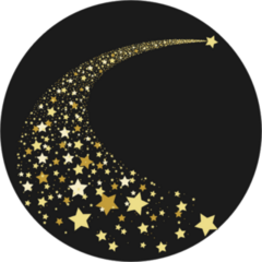 Shooting Star Path Sticker