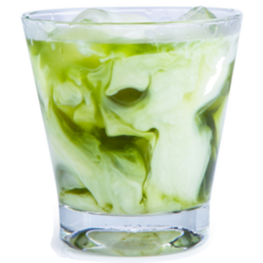 Short Cup Of Matcha Milk Sticker