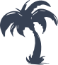 Short Palm Tree Sticker