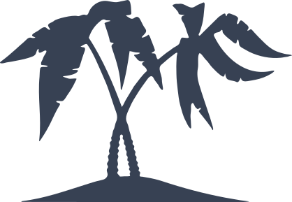 Short Palm Trees Sticker