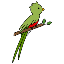 Short-tailed Quetzal Sticker