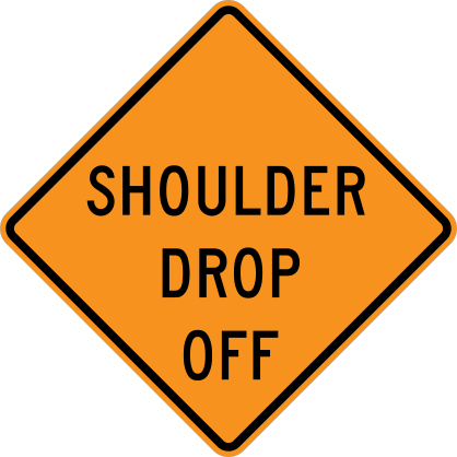 Shoulder Drop Off Sticker