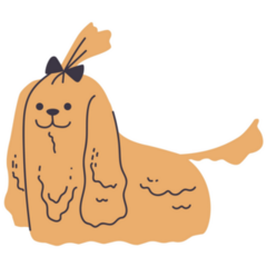 Show Dog Yorkie Sticker