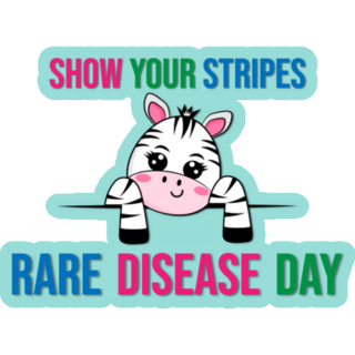 Show Your Stripes Rare Disease Day Sticker