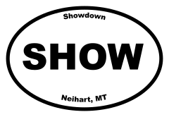 Showdown Oval Sticker