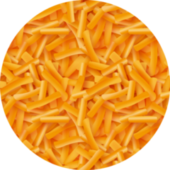 Shredded Cheese Wallpaper Pattern Sticker