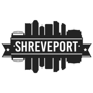 Shreveport Louisiana Skyline Sticker
