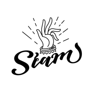 Siam Lettering Design Thai Art Sticker