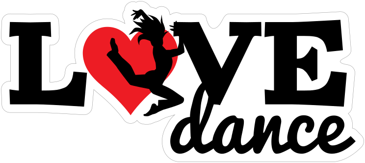 Side Jumping Love Dance Sticker