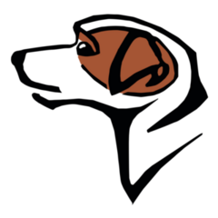 Side Profile Jack Russel Sticker