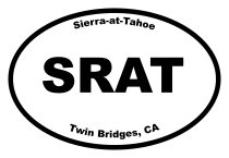 Sierra-at-Tahoe Oval Sticker
