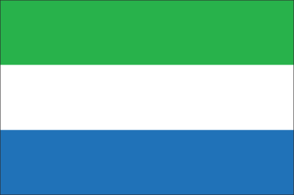 Sierra Leone Flag Sticker