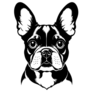 Silhouette French Bulldog Sticker