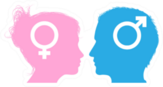 Silhouette Male And Female Sex Symbol Sticker
