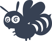 Silly Bee Sticker