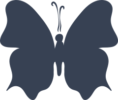 Silly Butterfly Sticker