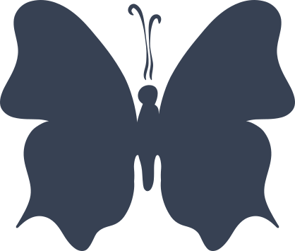 Silly Butterfly Sticker