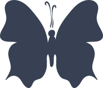 Silly Butterfly Sticker