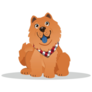 Silly Chow Chow Sticker