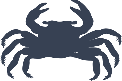 Silly Crab Sticker