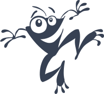 Silly Dancing Frog Toad Sticker