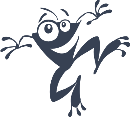 Silly Dancing Frog Toad Sticker