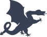 Silly Dragon Sticking Out Tongue Sticker