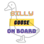 Silly Goose On Board Silly Sticker