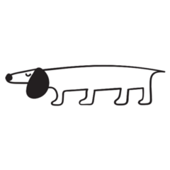 Silly Low Dachshund Sticker