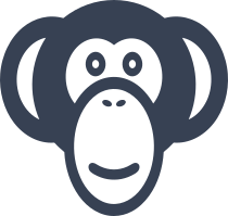 Silly Monkey Face Sticker