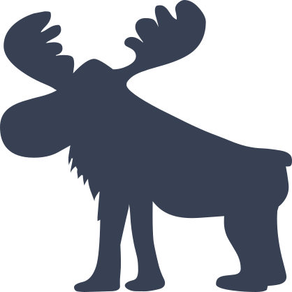 Silly Moose Sticker