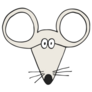 Silly Mouse Sticker