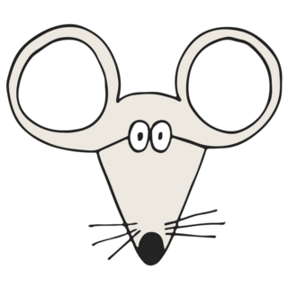 Silly Mouse Sticker