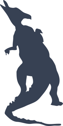 Silly Parasaurolophus Dinosaur Sticker