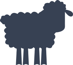 Silly Sheep Lamb Sticker