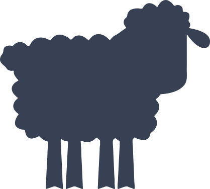 Silly Sheep Lamb Sticker