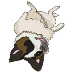 Silly St. Bernard Sticker