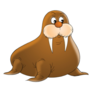 Silly Walrus Sticker