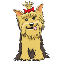 Silly Yorkie Sticker