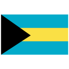 Simple Bahamas Flag Sticker