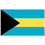 Simple Bahamas Flag Sticker