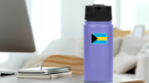 Simple Bahamas Sticker on a Water Bottle (New) example