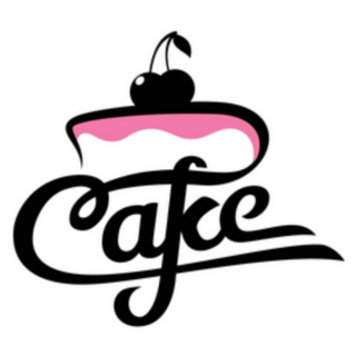 Simple Cake Logo Sticker