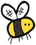 Simple Cartoon Bee