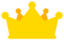 Simple Cartoon Gold Crown Sticker