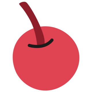 Simple Cherry Sticker